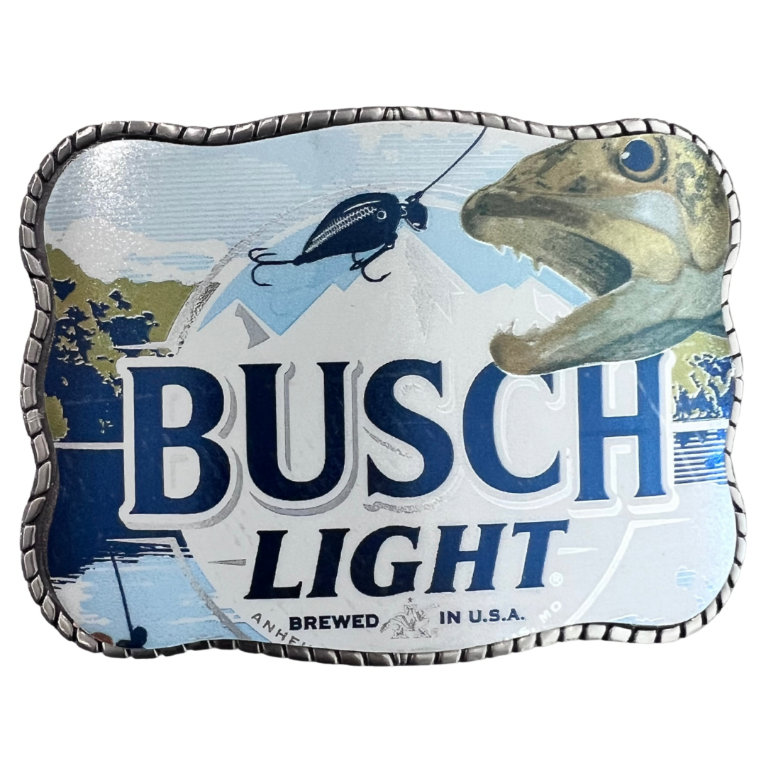 Busch Light beer Buckle
