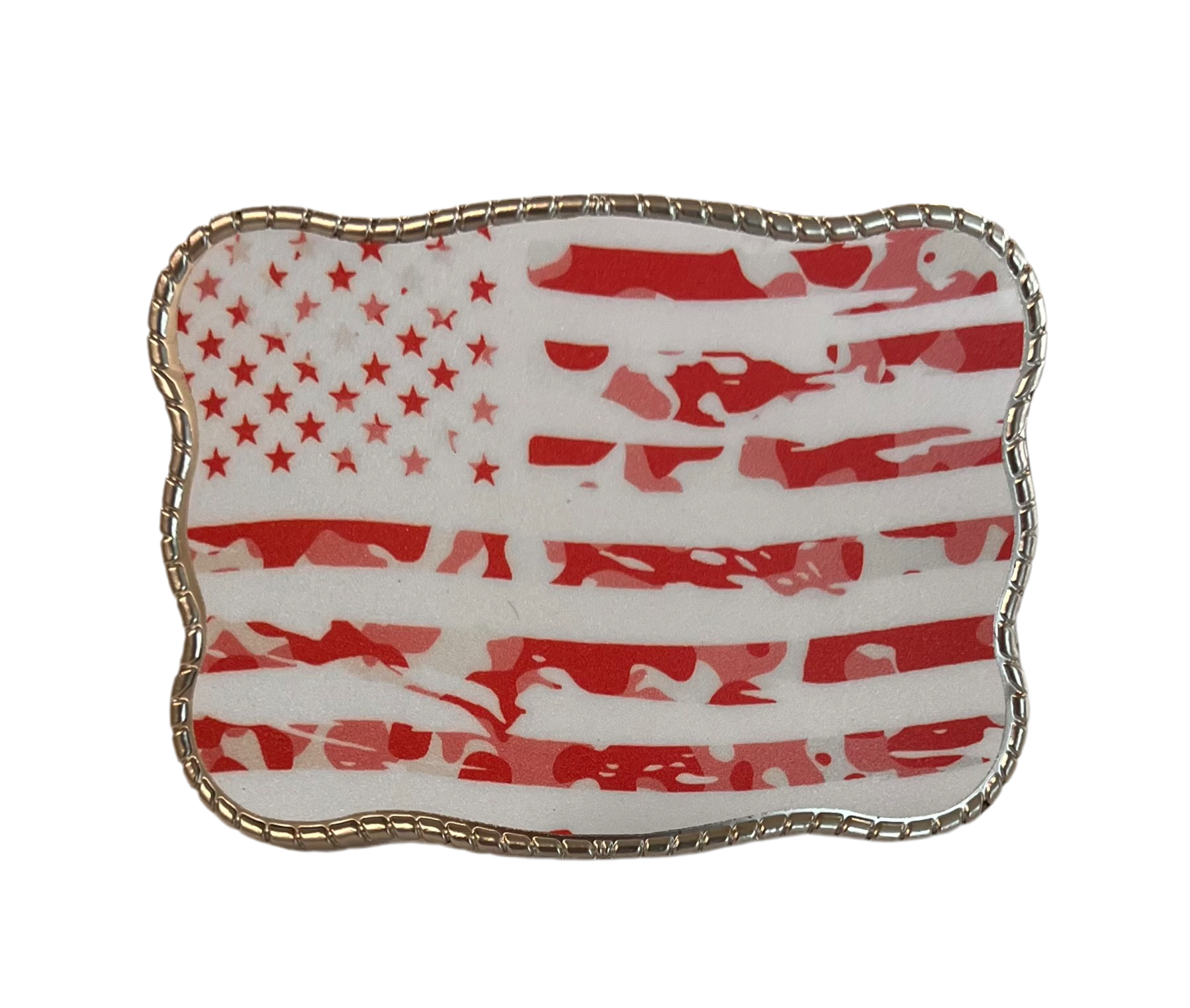 Pink Camo American Flag