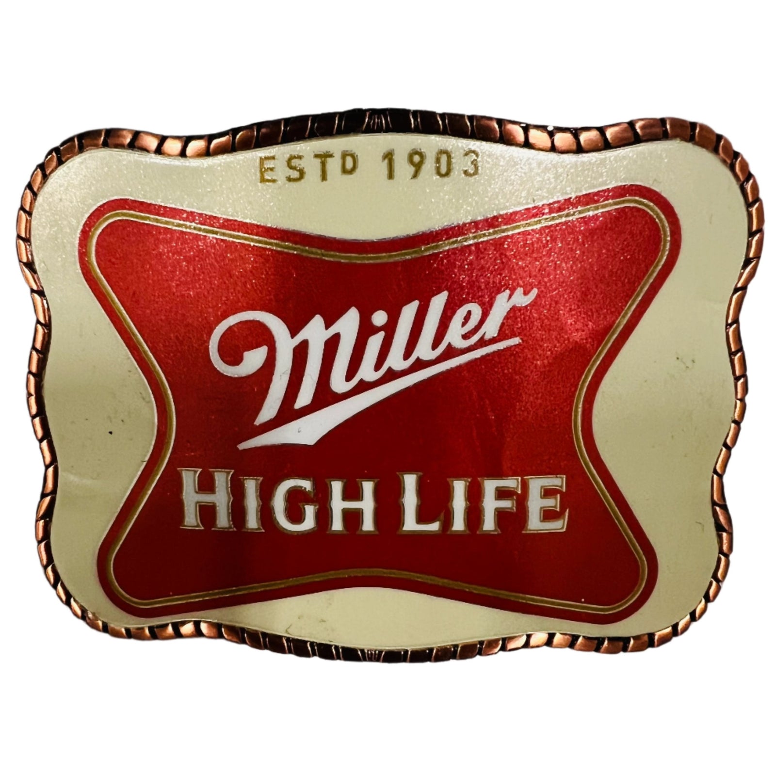 Miller High Life Beer Buckle