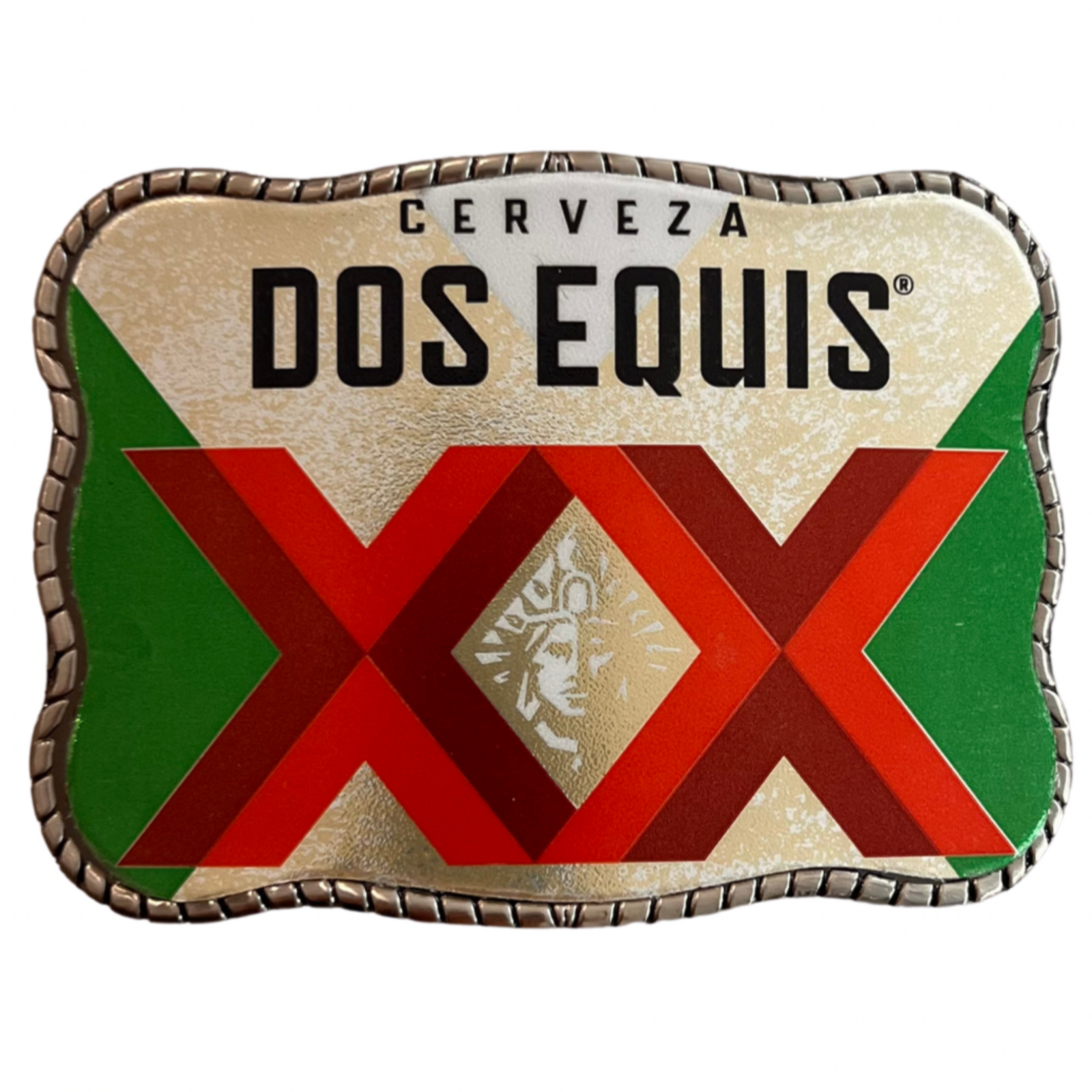 Dos Equis Beer Buckle