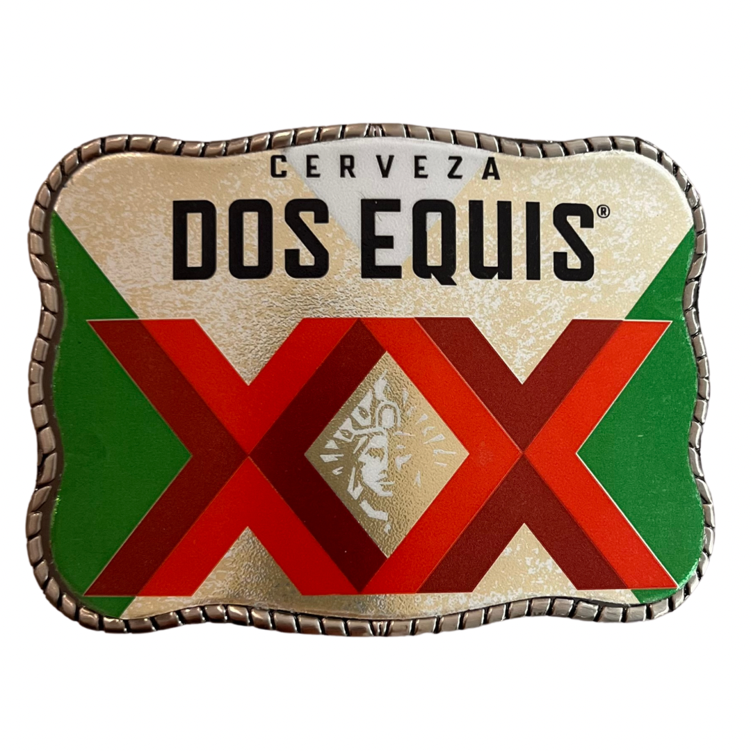 Dos Equis Beer Buckle