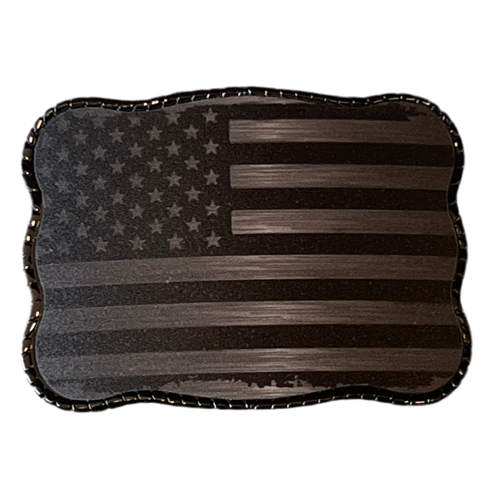 Black & Chrome American Flag