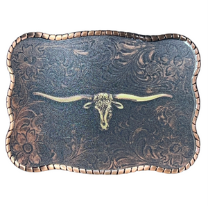 Vintage Gold Longhorn Print  (Not Engraved)