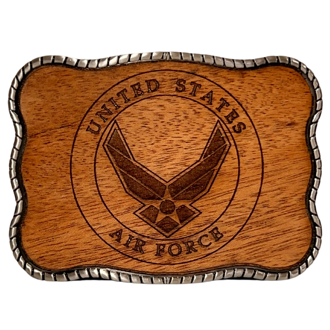 Air Force Mahogany Engraved