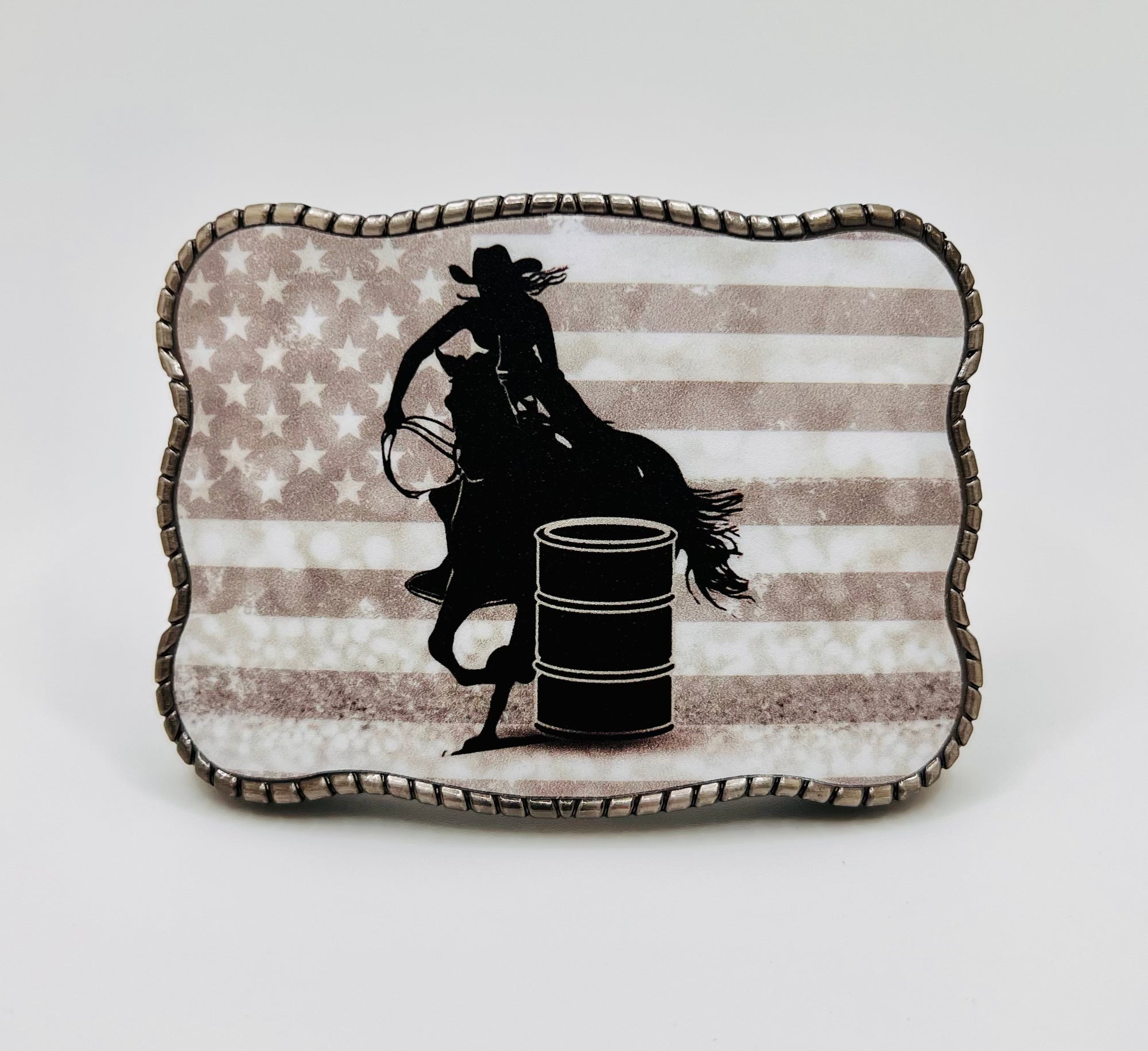 Barrel racer flag