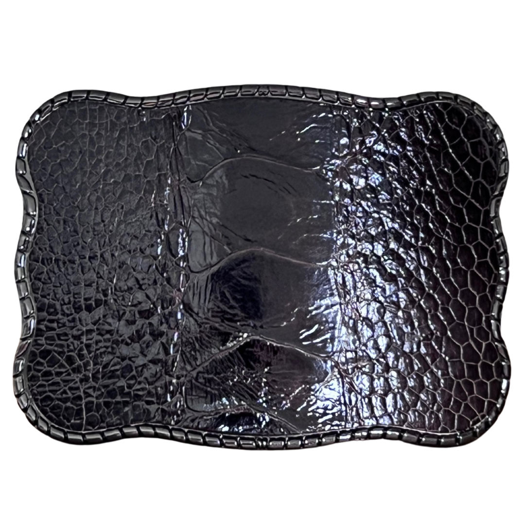 Dark Brown Ostrich Leg