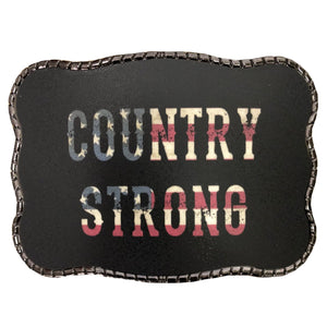 Country Strong Flag Writing