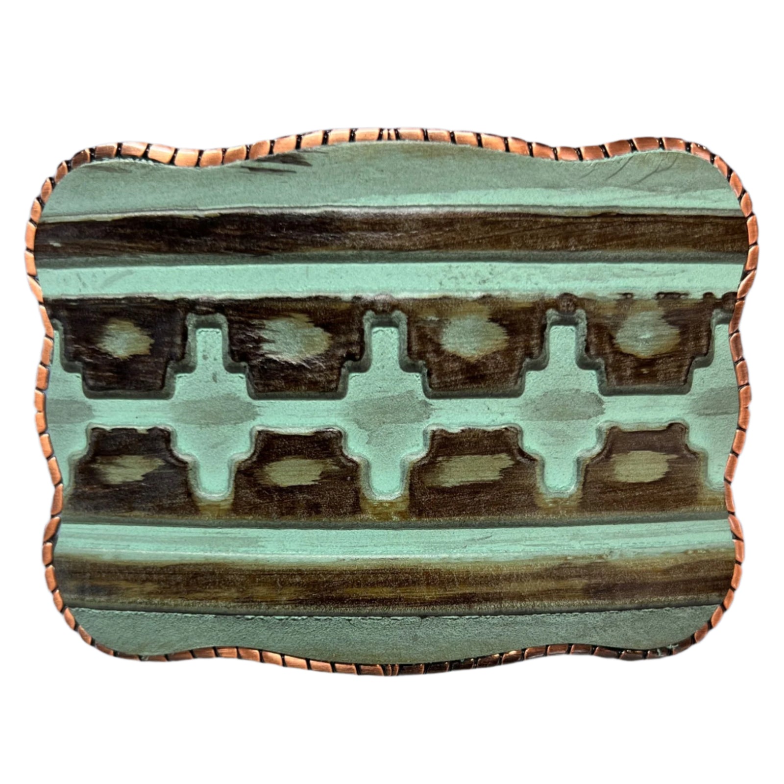 Rustic Southwest Embossed Leather