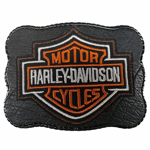 Harley Davidson Patch on Premium Leather