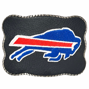 Buffalo Bills Patch on Leather