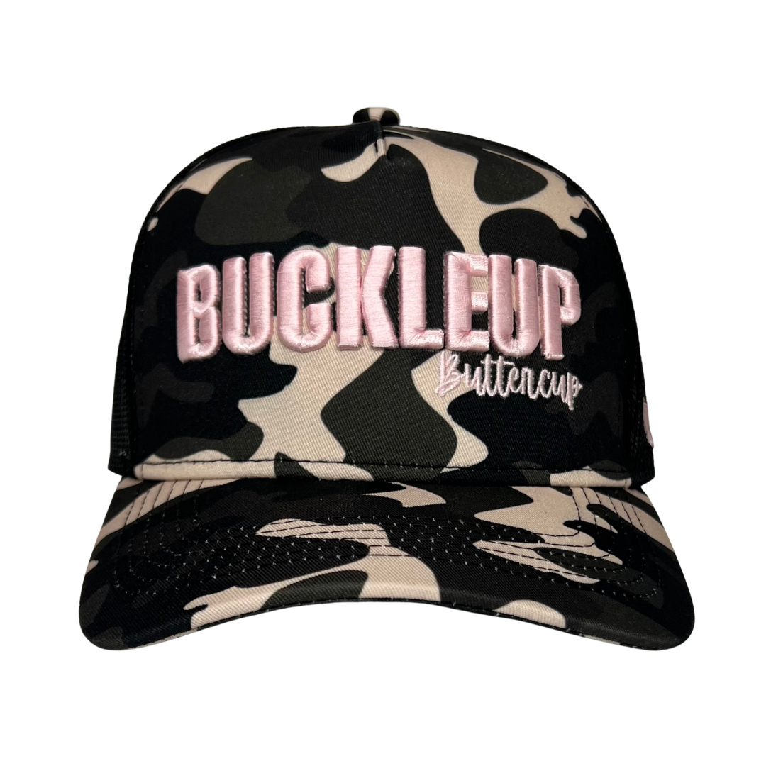 Camo Buckle-Up Buttercup - Hat
