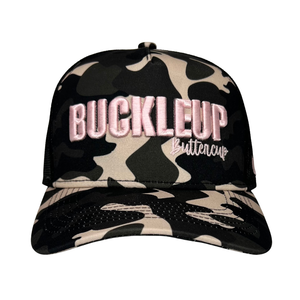 Camo Buckle-Up Buttercup - Hat