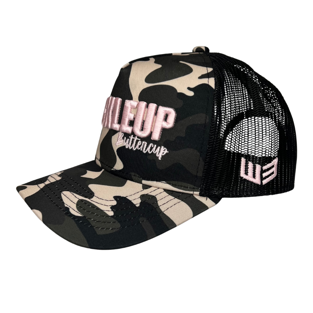 Camo Buckle-Up Buttercup - Hat