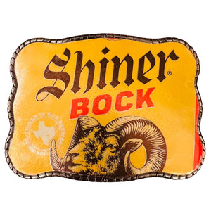 Shiner Bock Beer Buckle