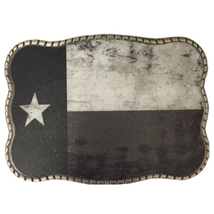 Greyscale Texas Flag