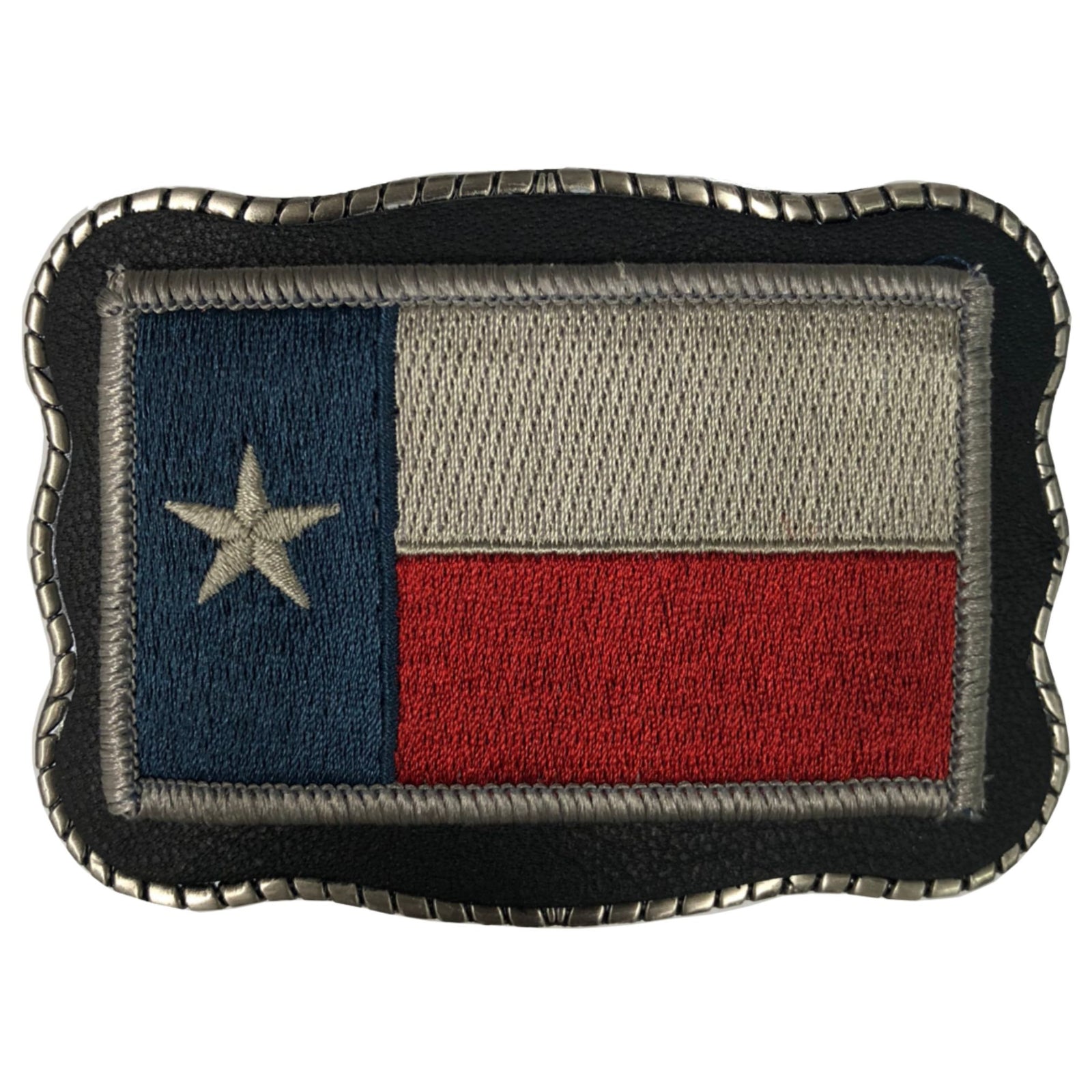 Texas Patch on Leather