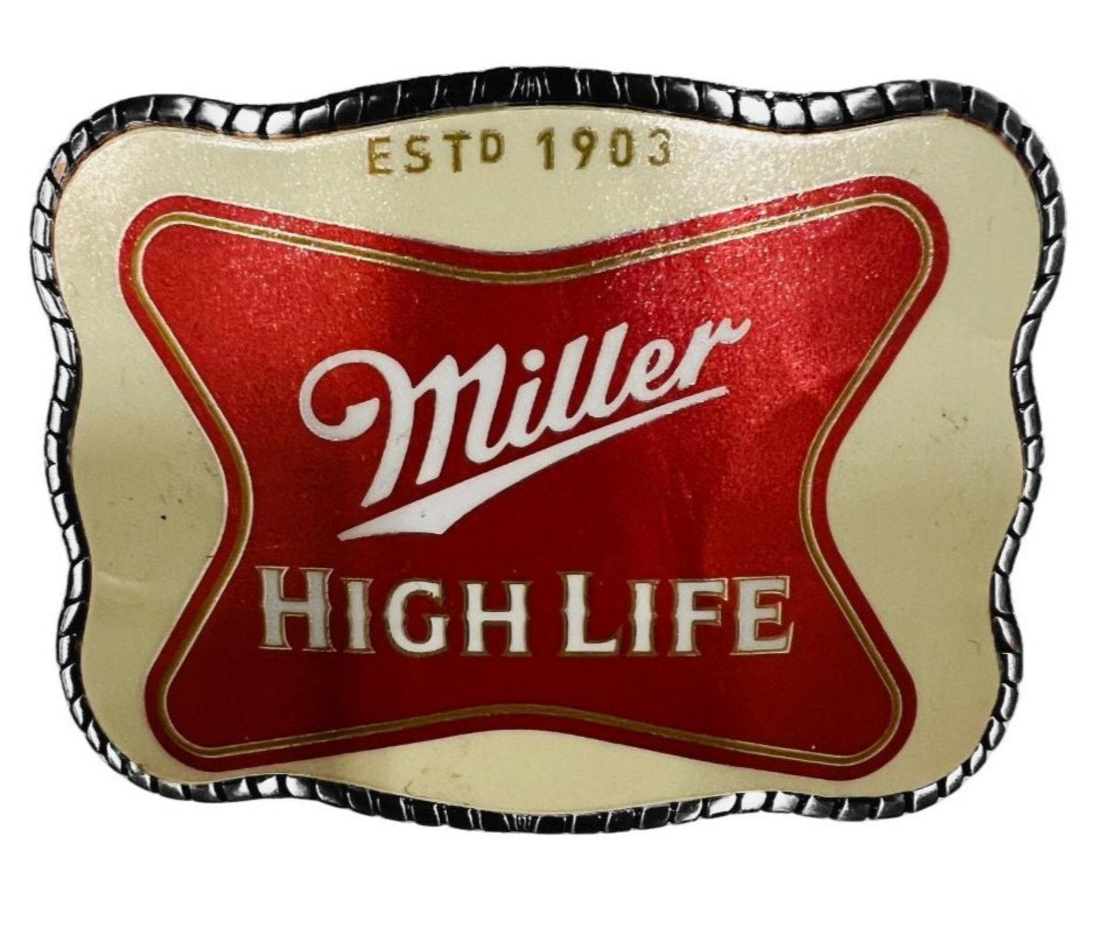 Miller High Life Beer Buckle