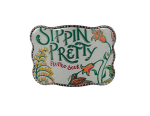 Sippin Pretty Beer Buckle