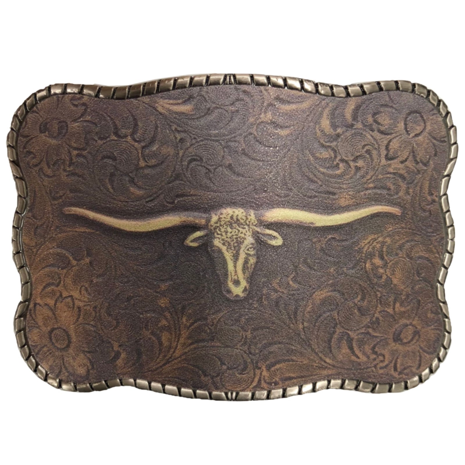 Vintage Gold Longhorn Print  (Not Engraved)