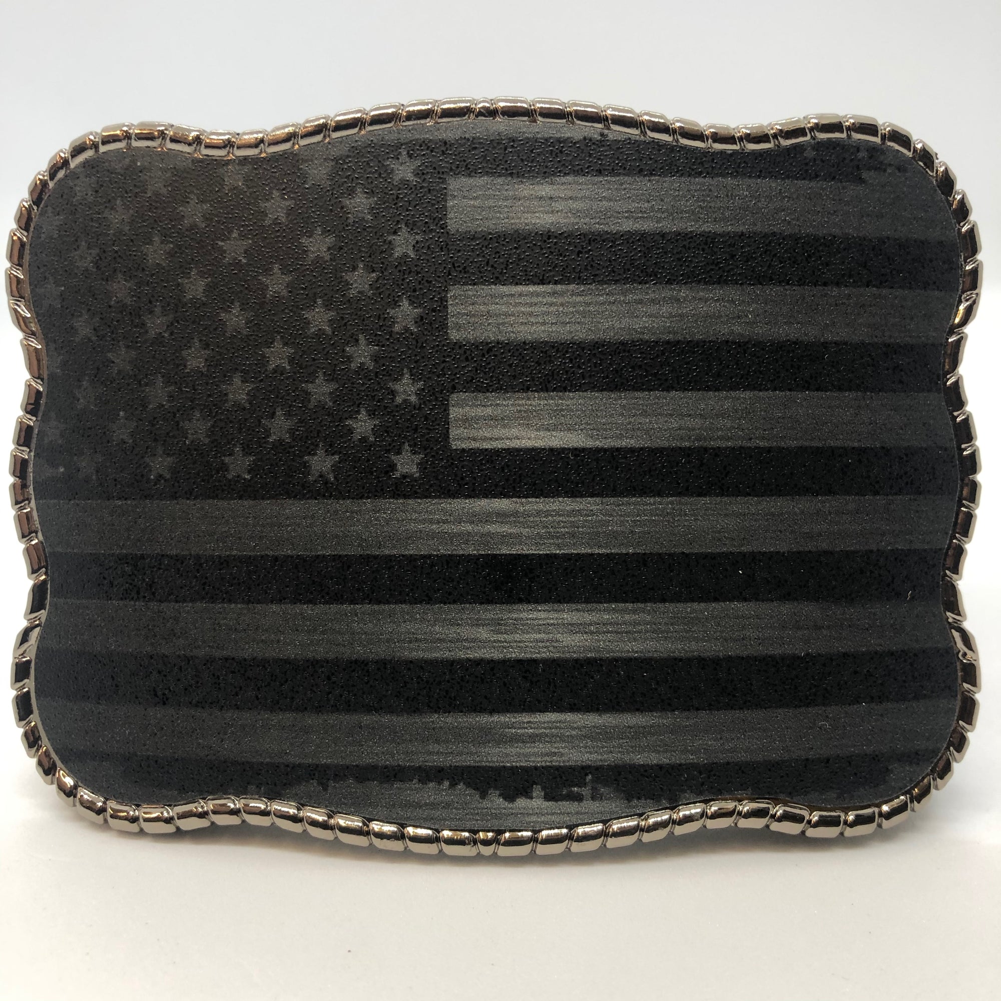 Black & Chrome American Flag