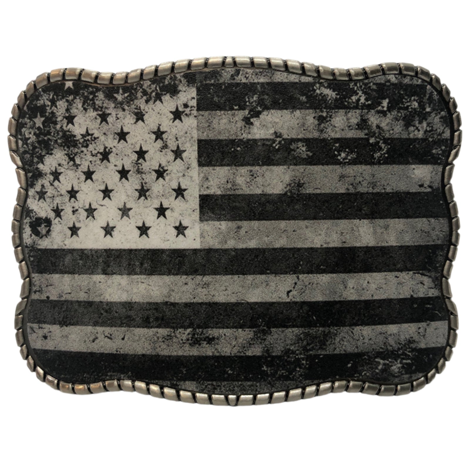 Grayscale American Flag