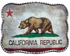Rustic California Flag
