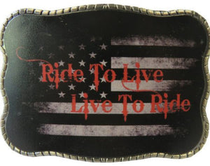 Ride to Live - Wallet Buckle