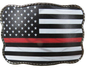 Thin Red Line - Wallet Buckle
