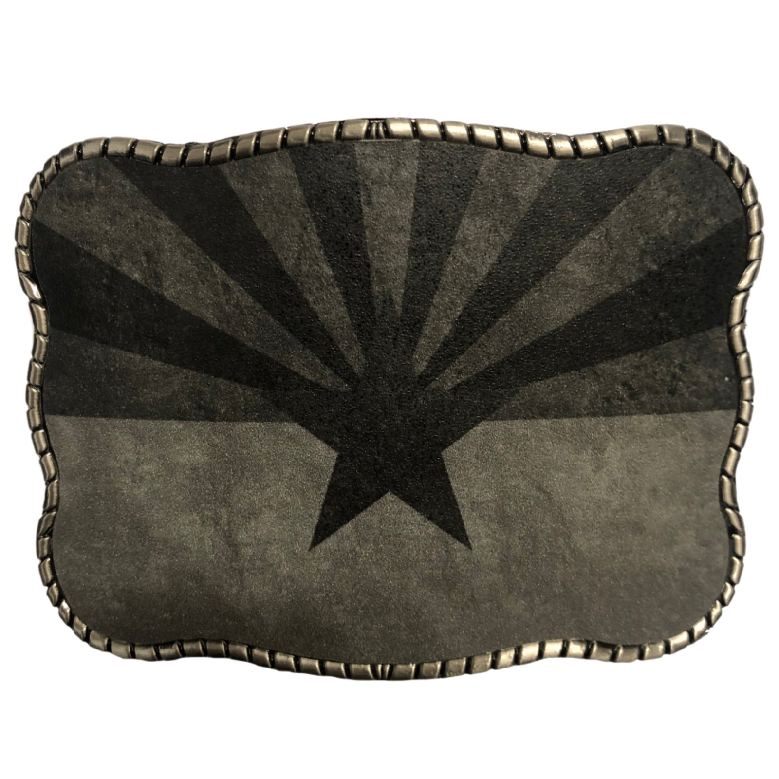 Rustic Black Arizona Flag