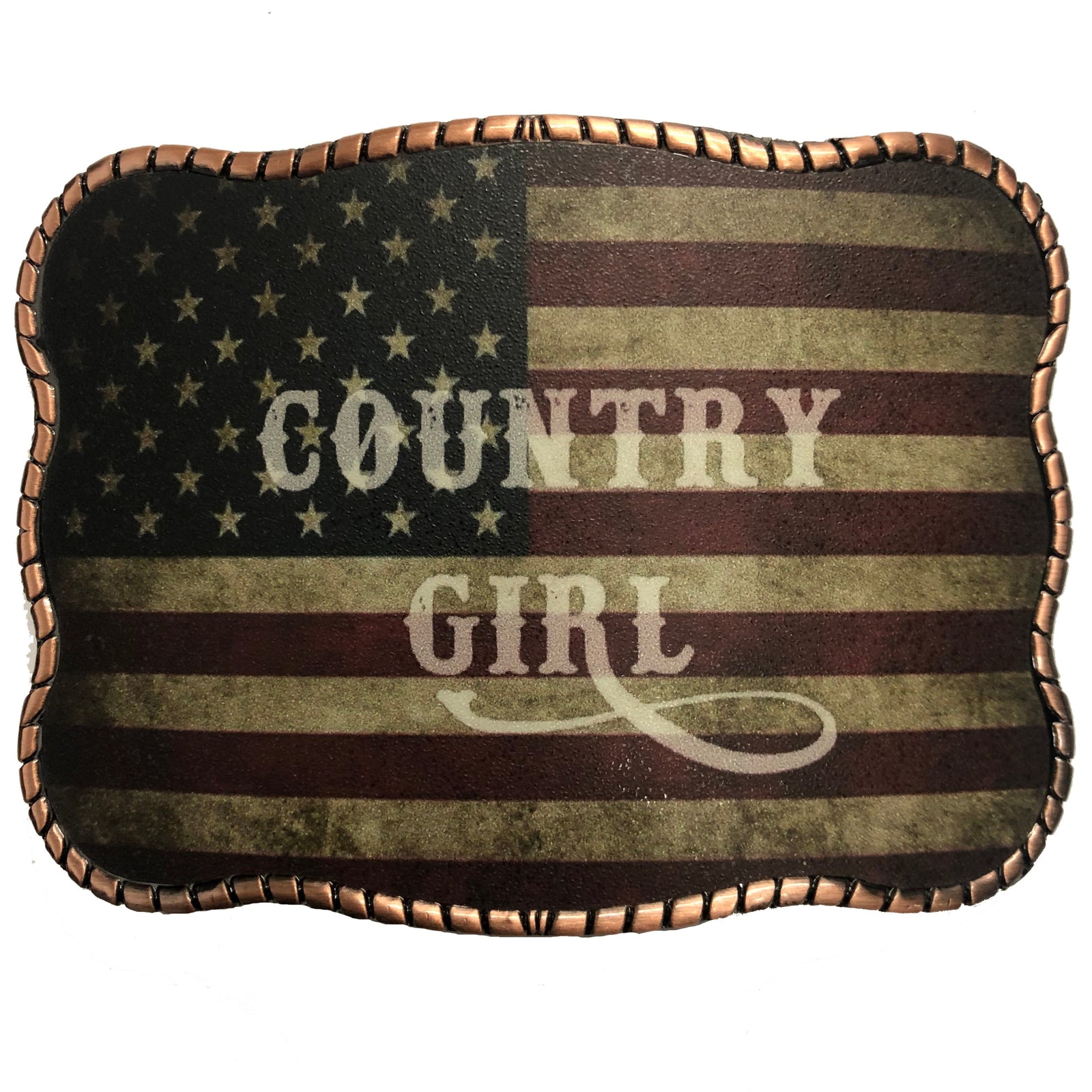 Rustic Flag Country Girl