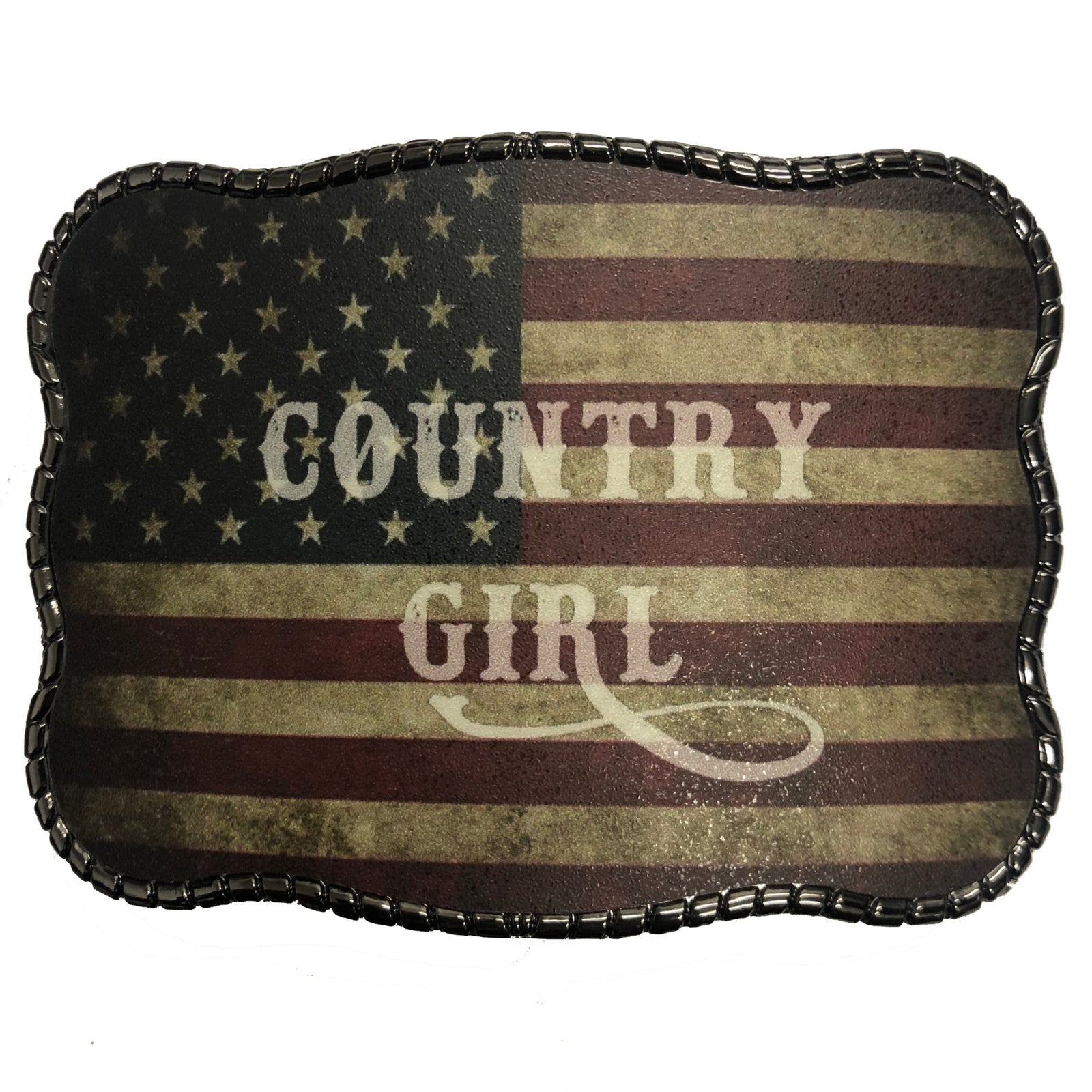 Rustic Flag Country Girl