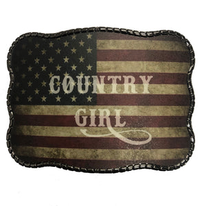 Rustic Flag Country Girl
