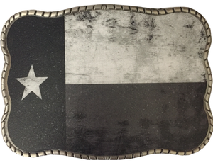 Greyscale Texas Flag