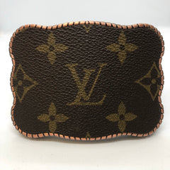 Authentic LV swatch on Metallic Cowhide - Wallet Buckle