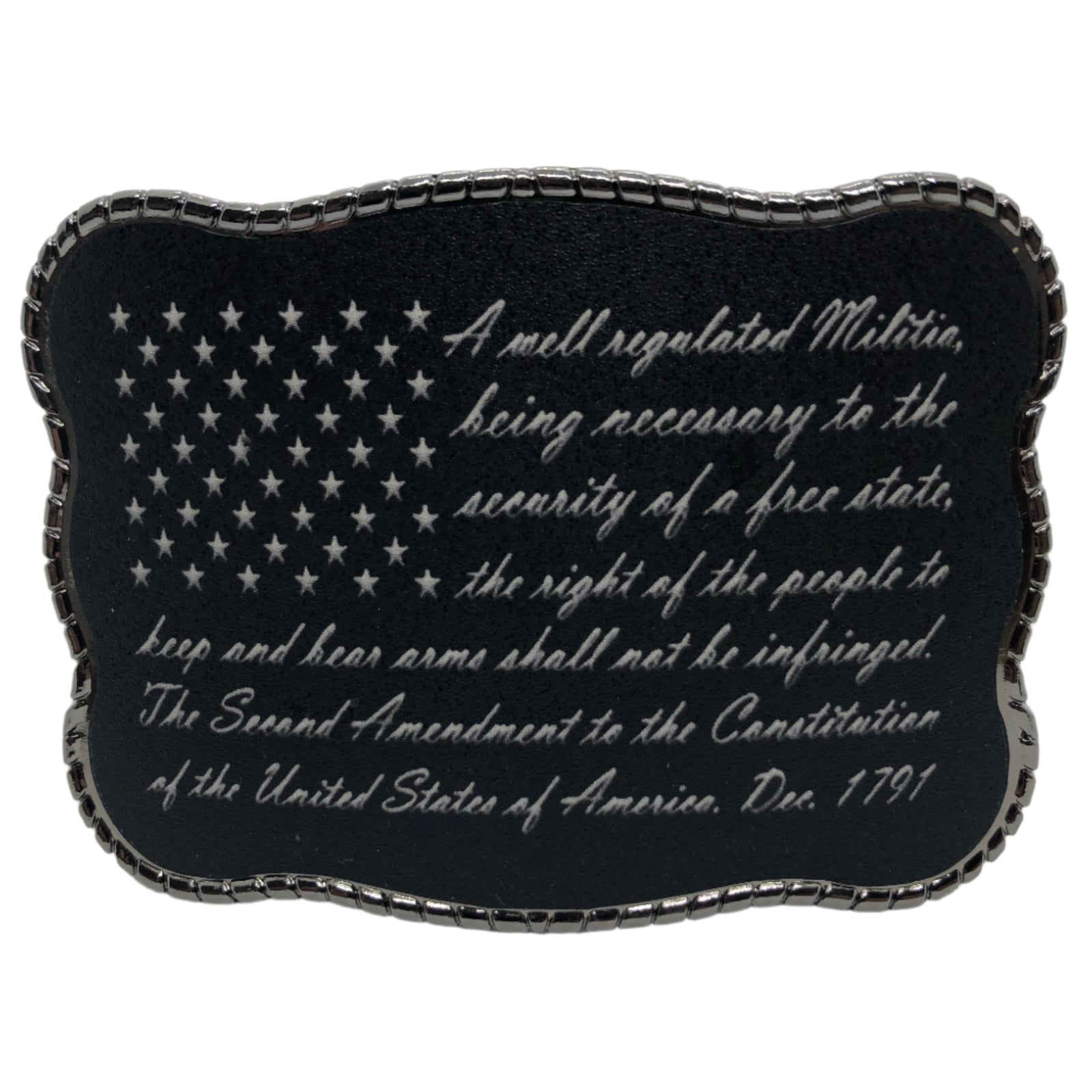 2nd Amendment Flag Writing